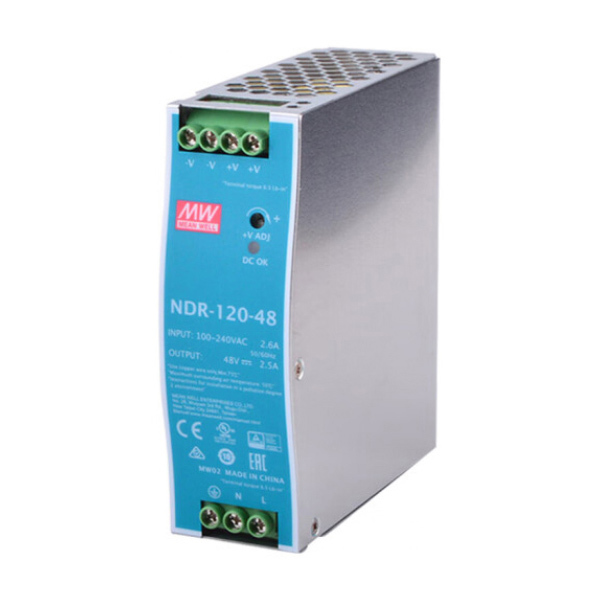 MW/明纬 导轨型开关电源 NDR-120-48 1个
