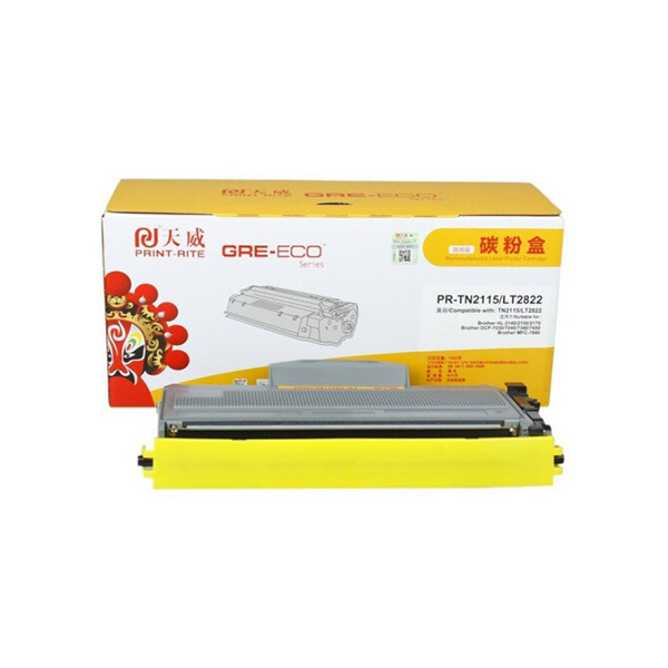 PRINT-RITE/天威 商用装墨粉盒 PR-TN2115/LT2822E 黑色 1个