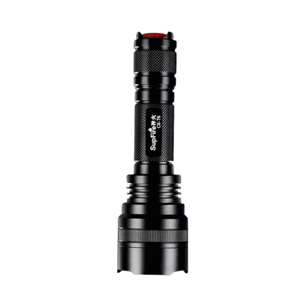 SUPERFIRE/神火 神火手电筒 C8-R5 8W 手电+1节灰电池+AC16充电器+吊盒+黑绳或绿绳随机 1把