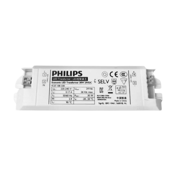 PHILIPS/飞利浦 经济型LED灯带驱动 30W 24VDC 1只