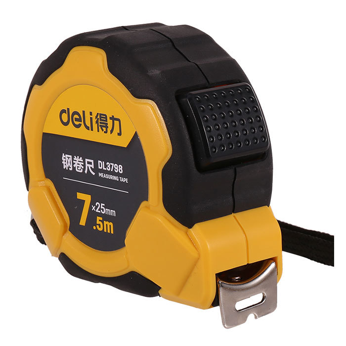 DELI/得力 钢卷尺 DL3798 长7.5m 宽25mm 1个