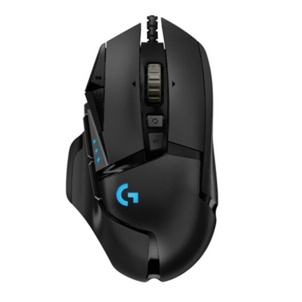 LOGITECH/罗技 RGB有线鼠标 G502 黑色 1个
