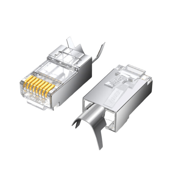 UGREEN/绿联 超六类RJ45水晶头 70316 镀金 10个 1盒