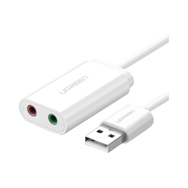 UGREEN/绿联 USB外置独立声卡转换器 30143 白色 1根