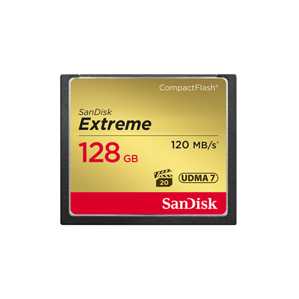 SANDISK/闪迪 CF卡 SDCFXSB-128G-Z46 128GB 读速120MB/s 写速85MB/s 1个