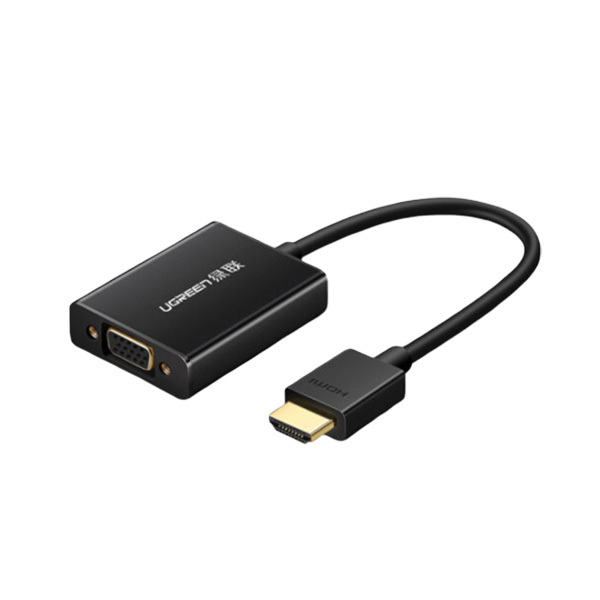 UGREEN/绿联 HDMI转VGA线转换器 40233 黑色 1个