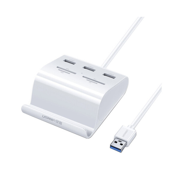 UGREEN/绿联 USB3.0分线器 30344 带SD/TF读卡器功能 1个