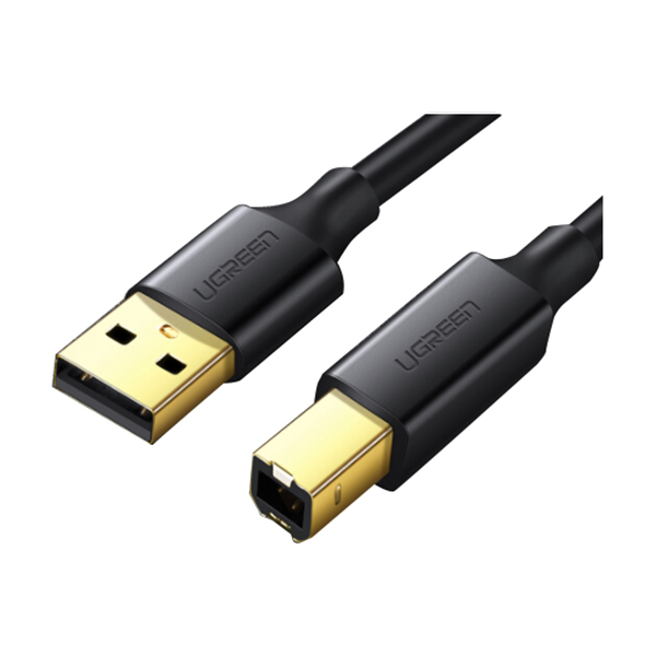 UGREEN/绿联 USB2.0高速打印机线 20847 AM/BM方口 2m 黑色 1根