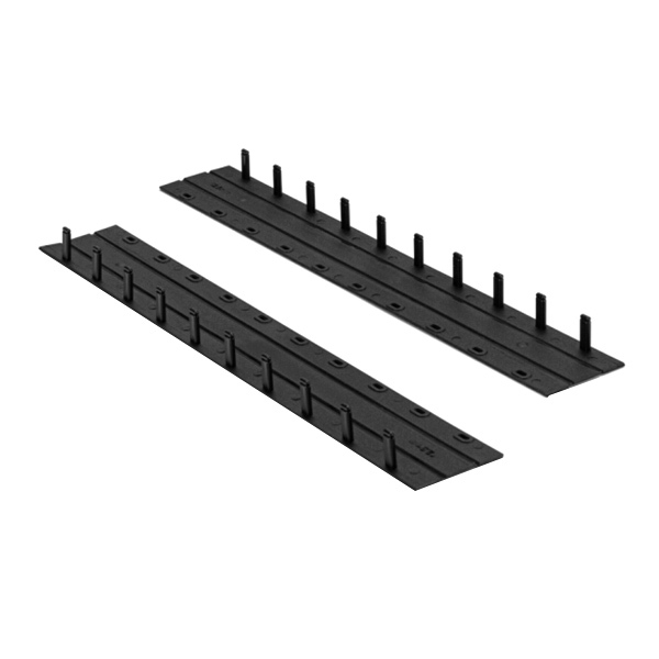 DELI/得力 10孔装订夹条 3828 黑色 300×12.5mm 100支 1盒