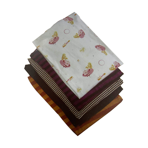 JS/锦盛 旧料抹布-德福精密驱动专用 JS-MB1206 10kg(约120片) 花色 棉成分85%左右 大约40×70cm 1捆