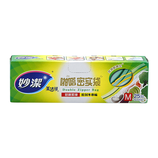 MIAOJIE/妙洁 美洁可致优系列密实袋 MBZM 中号180×208mm 30个 1箱