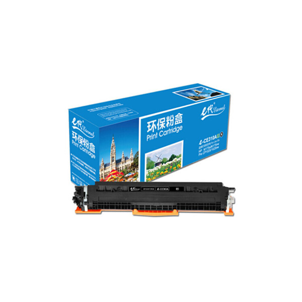 EDJD/E代经典 粉盒 e-CE310A 黑色 适用HP/126A/CP1025/CP1025nw/M175A/M175nw/M275A/CRG-329/LBP7010C/7018C 1个