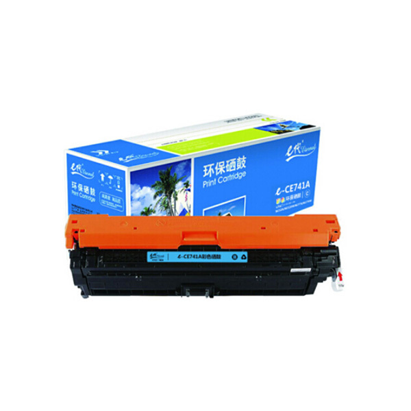 EDJD/E代经典 硒鼓 e-CE741A 蓝色 适用HP/5225/5225n/5225d/CE740A/彩色激光打印机 1个