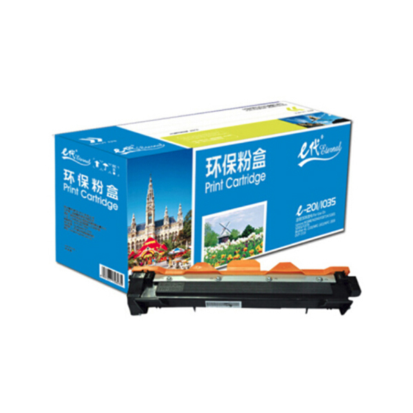 EDJD/E代经典 粉盒 e-LT201 适用Lenovo S2001/S1801/M1840/M2040/M7255F/7256WHF/7206W/F2070/2071H/LJ2205/2206W 1个