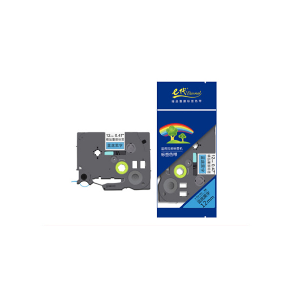 EDJD/E代经典 标签机色带 ei-TZe-Z531 适用兄弟标签机色带/12mm蓝底黑字/TZe-531 1个