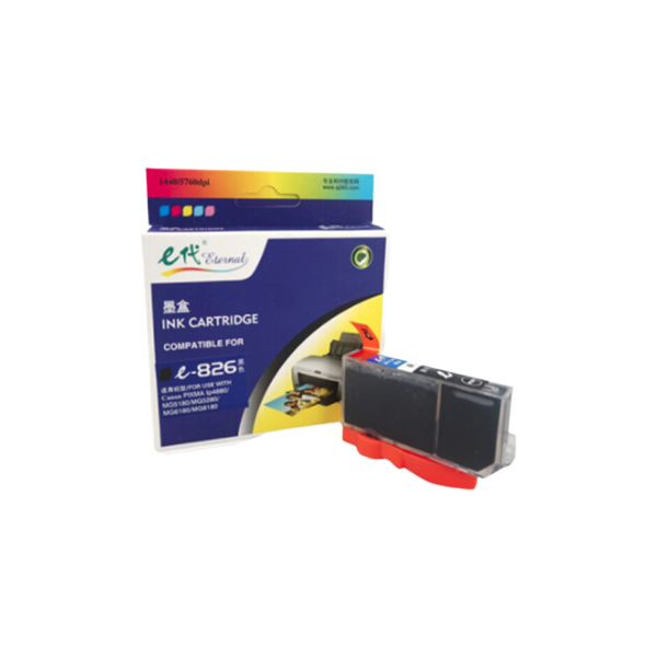 EDJD/E代经典 墨盒 e-826BK 黑色 适用佳能iX6580/IP4880/4980/MG8180/6180/5280/5180/MX888/898打印机 1个
