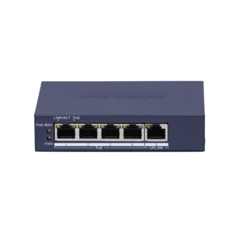 HIKVISION/海康威视 低功率系列千兆PoE交换机 DS-3E0505SP-E 5口千兆 Poe供电 1台