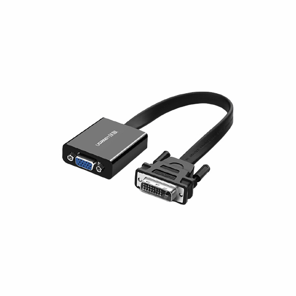 UGREEN/绿联 DVI24+1转VGA转换器线 40259 30cm 黑色 1个