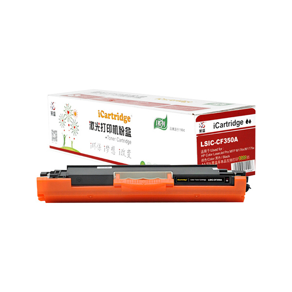 LS/莱盛 粉盒 LSIC-CF350A 黑色 适用HP/Color/LaserJet/Pro/MFP/M176n/M177fw 1支