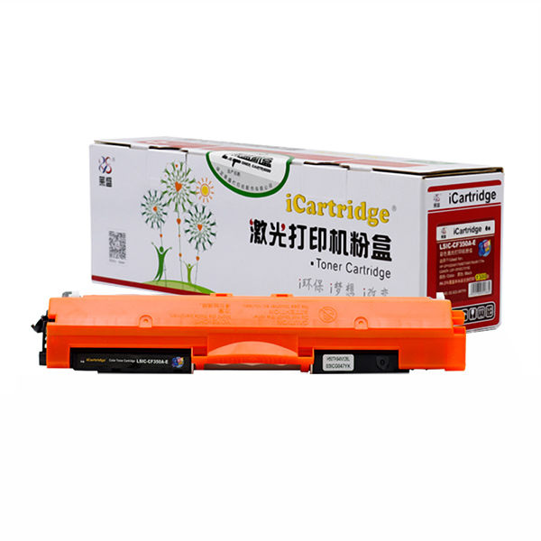 LS/莱盛 易加粉粉盒 LSIC-CF350A-E 黑色 适用HP/CP1025/M175/M275/M176n/M177fw/CANON/LBP-7010C/7018C 1支
