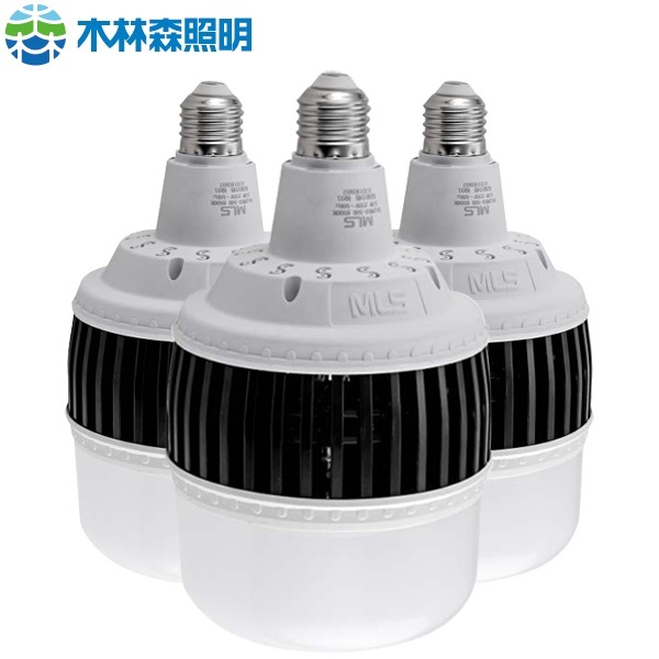 MLS/木林森 天幕系列大功率工业球泡灯 WA2W55-80B 80W E27 6500K 白光 1只