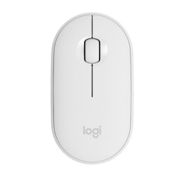 LOGITECH/罗技 无线蓝牙鼠标 Pebble 米白色 1个
