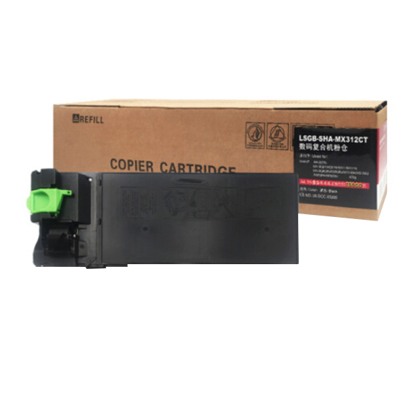 LSGB/莱盛光标 数码复合机粉仓 LSGB-SHA-MX312CT 黑色 适用AR-2628L SHARP/MX-M261/M261N/M311/M311N MX-M2608N/M2608U/M3108N/M3108U/M 1个