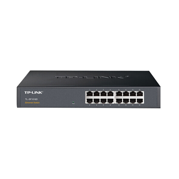 TP-LINK/普联 交换机 TL-SF1016D 16口 百兆非网管 1台