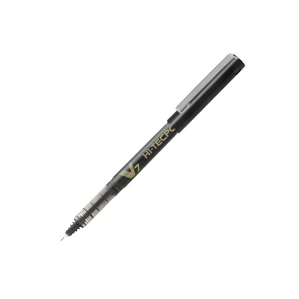 PILOT/百乐 拔帽式签字笔 BX-V7 0.7mm 黑色 12支 1盒