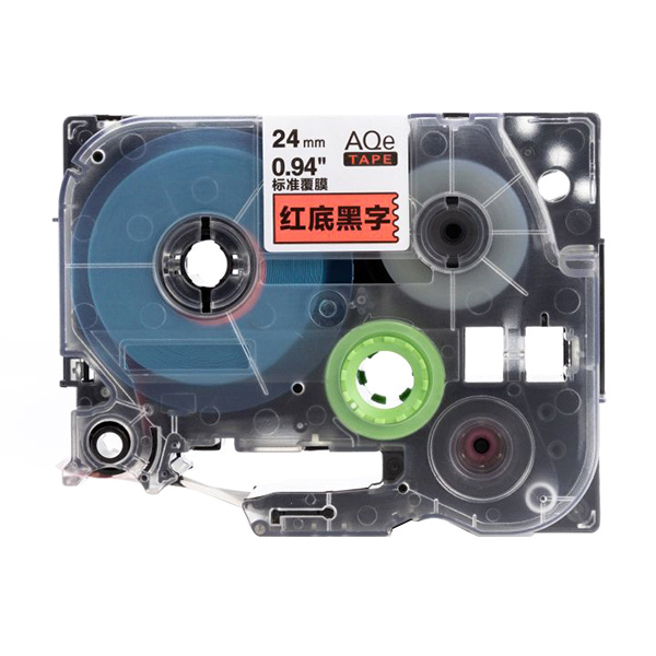 AIMO/爱墨 标准覆膜(红底黑字) AQe-451 24mm×8m 1盒