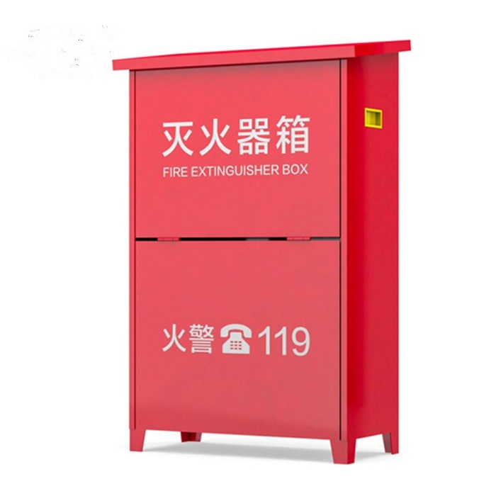 ZS/正昇 灭火器箱 ZSTX01 33×19×53cm 铁 可放置2具4kg以下干粉灭火器 1个