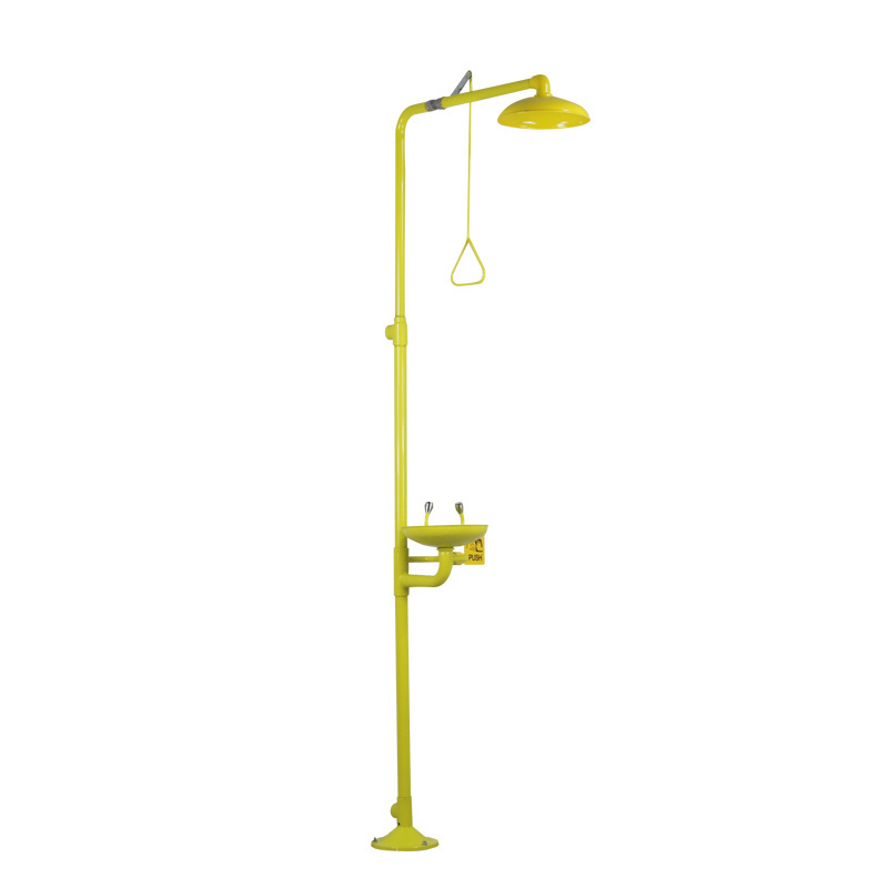 BUTIAN/补天 复合式洗眼器 BTF11S-A 304不锈钢 加ABS黄色涂层 750×300×250mm 1台