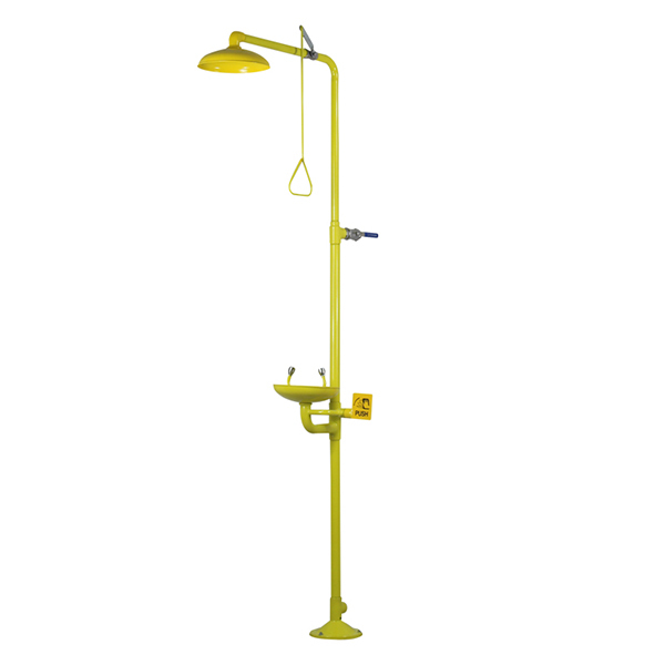 BUTIAN/补天 复合式洗眼器 BTF41S-A 304不锈钢 带ABS涂层 手动防冻 750×300×250mm 1台