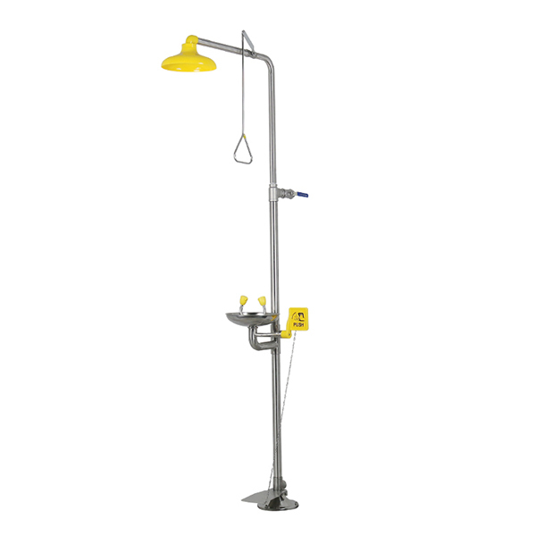 BUTIAN/补天 复合式洗眼器 BTF61 304不锈钢 加ABS花洒 750×300×250mm 1台