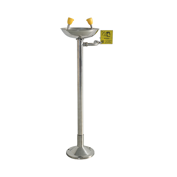 BUTIAN/补天 立式洗眼器 BTL11 304不锈钢 带塑料推手 750×300×250mm 1台