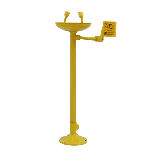 BUTIAN/补天 立式洗眼器 BTL11-A 304不锈钢 带塑料推手 带ABS涂层 750×300×250mm 1台