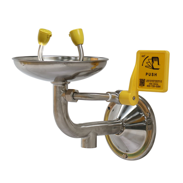 BUTIAN/补天 壁挂式洗眼器 BTG31 304不锈钢 带塑料推手 330×290×230mm 1台