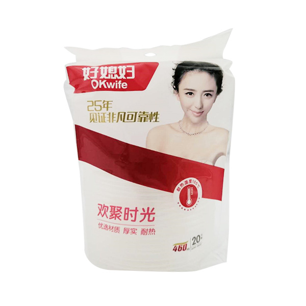HXF/好媳妇 晶洁餐碗 4652 φ115mm 460mL 20个 1包