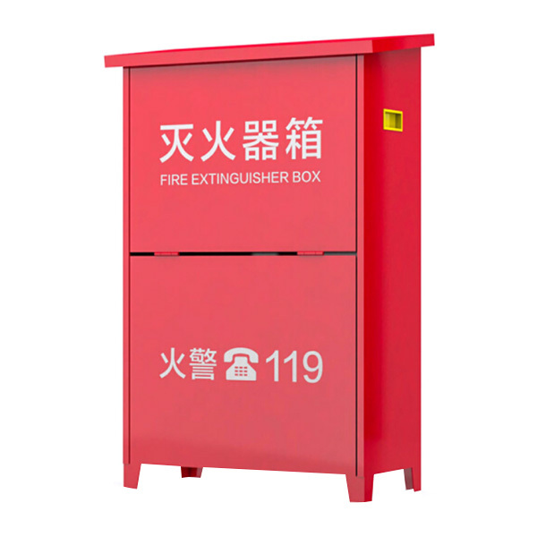 ZHENGTIANQI/正天齐 灭火器箱 ZTQ202005024 37.5×20×60cm 铁皮 可放置2具5kg干粉灭火器 壁厚0.6mm 1个