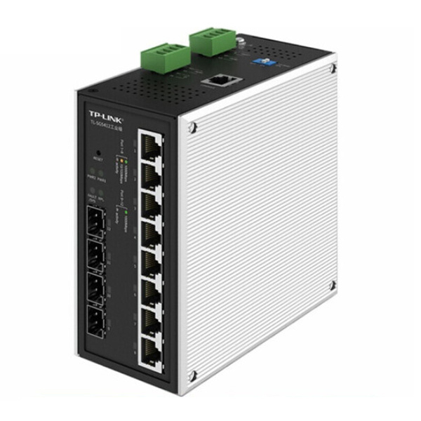 TP-LINK/普联 工业交换机 TL-SG5412工业级 8口千兆+4口SFP光口 不含电源 1台