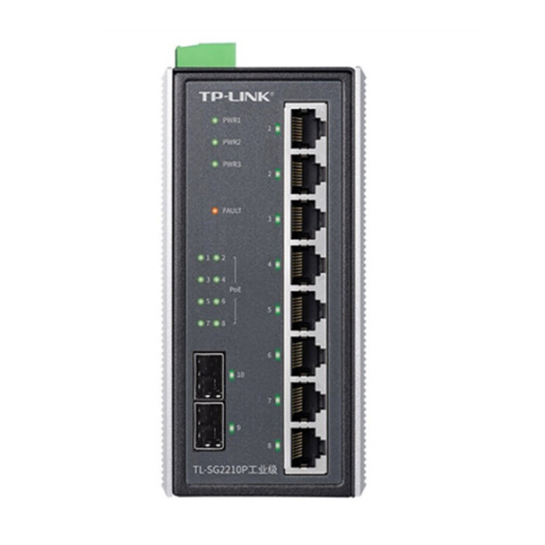 TP-LINK/普联 工业POE交换机 TL-SG2210P工业级 8口千兆 1台