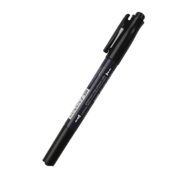FILOLANG/费洛朗 水性环保双头记号笔 MK-400 黑色 0.5~1mm 1支