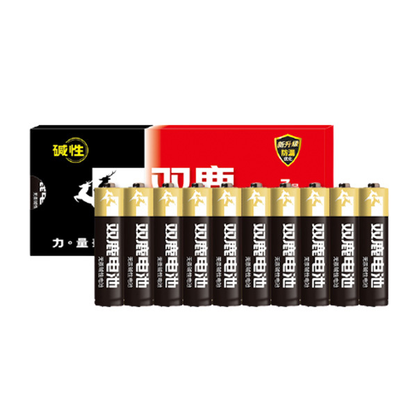 PAIRDEER/双鹿 碱性电池 LR03 10S 7号 10粒装 1盒