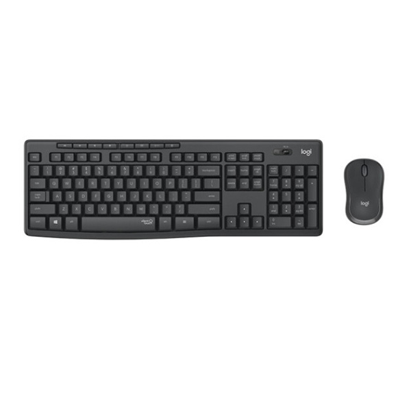 LOGITECH/罗技 无线键鼠套装 MK295 黑色 全尺寸 带无线2.4G接收器 1套