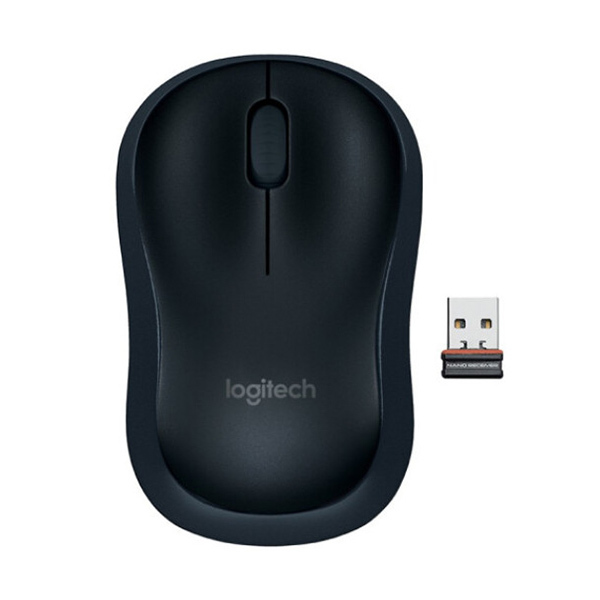 LOGITECH/罗技 无线鼠标 B175 USB 黑色 带无线2.4G接收器 1只