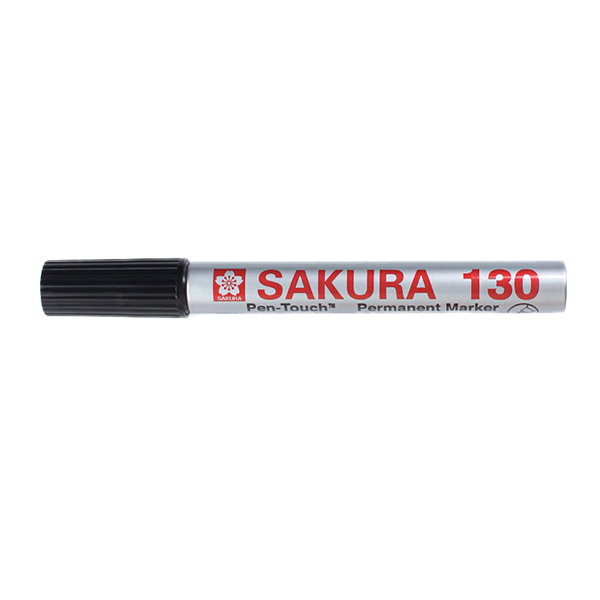 SAKURA/樱花 油性单头记号笔 130#49 黑色1.2mm 圆头 1支