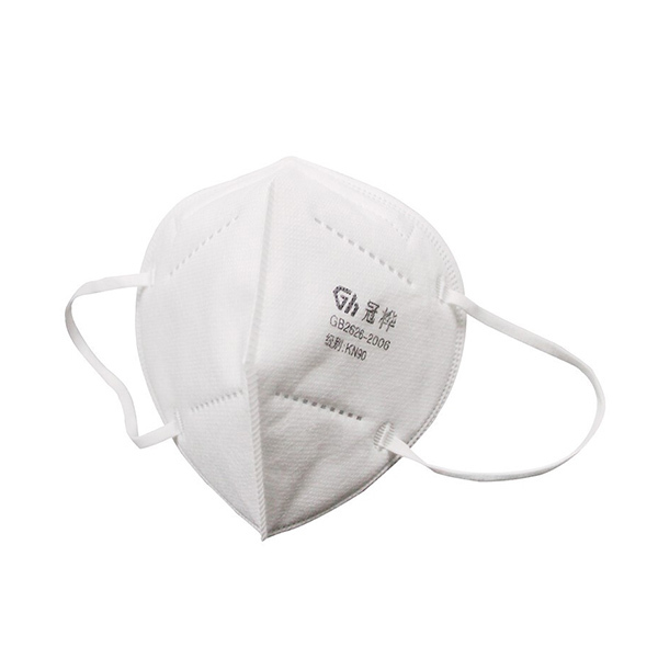 GUANHUA/冠桦 折叠式颗粒物防护口罩 G8860 KN90 耳戴式 白色 10只 1袋