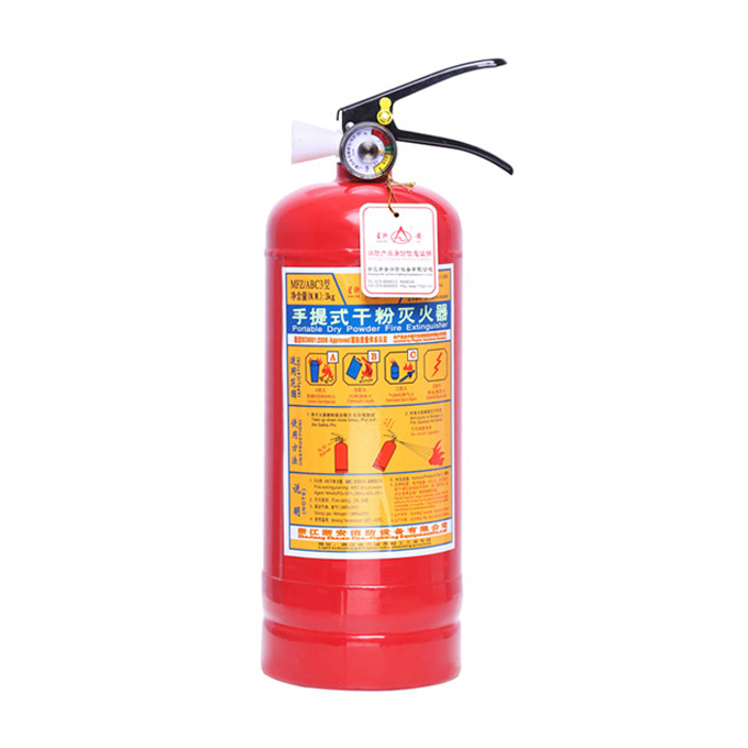 XINGZHEAN/星浙安 手提式干粉灭火器 MFZ/ABC3型 3kg 1个