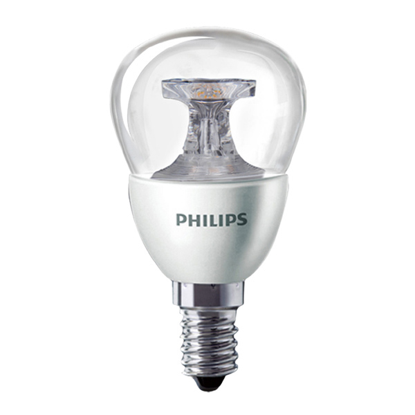 PHILIPS/飞利浦 LED透明小球泡 5.5-40W E14 2700K 220V P45 CL ND 1只