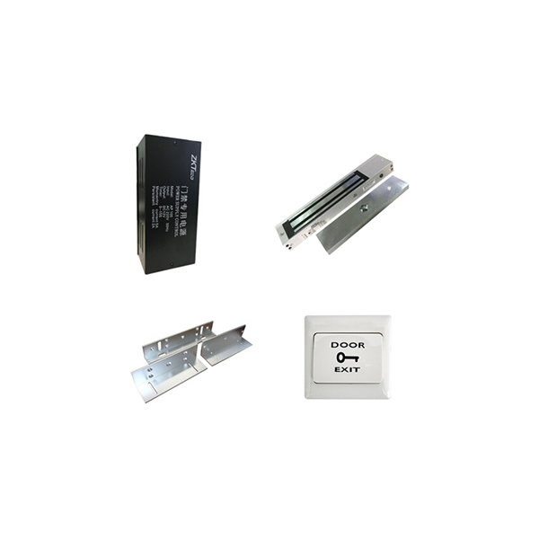 ZKTECO/熵基 单门安装配件套装 TZ006 适用于木门/铁门/防盗门 包含3A门禁电源×1+磁力锁×1+ZL支架×1+出门开关(不带暗盒)×1 1套